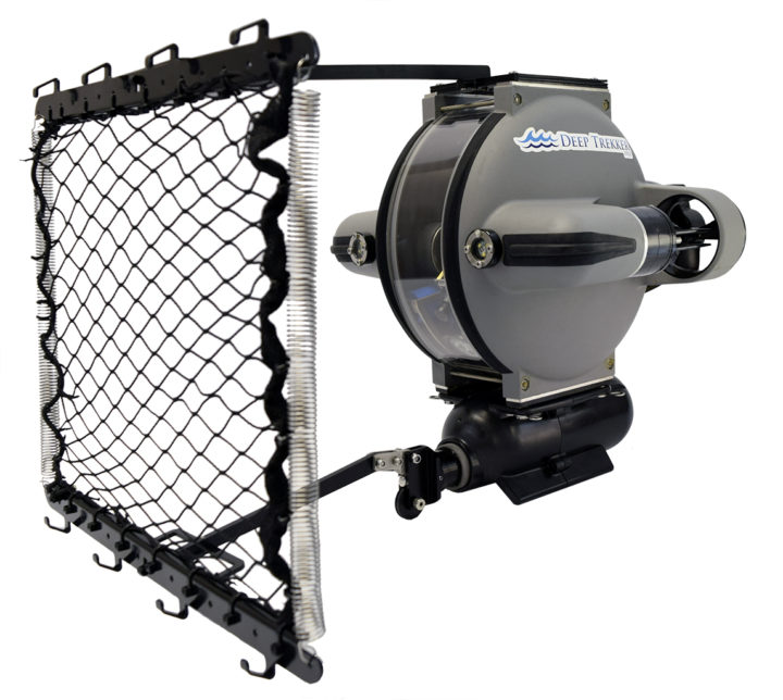 DTG3 product shot with net patch tool attachment for aquaculture.
