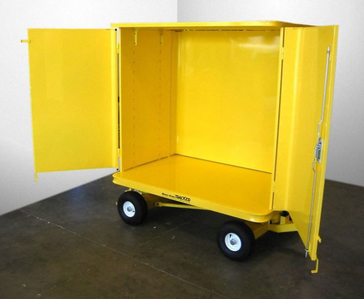 Peregrine Quad Steer Tracker Trailer - Container with doors