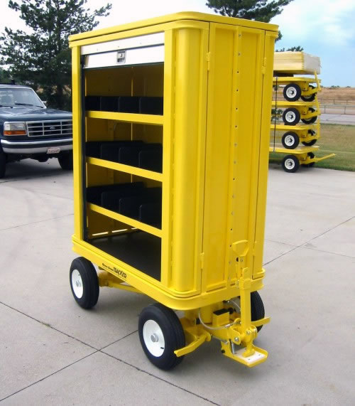 Peregrine Quad Steer Tracker Trailer - Inside container