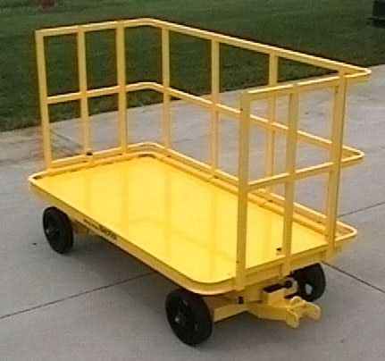 Peregrine Quad Steer Tracker Trailer with metal guard