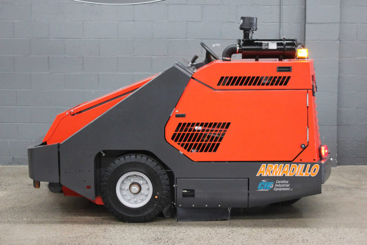 PowerBoss Armadillo 9X Sweeper Side View