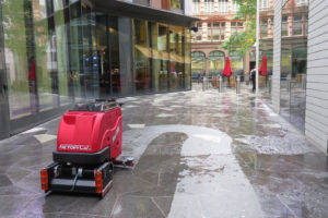 Factory Cat Mag-HD Scrubber leaving dry path