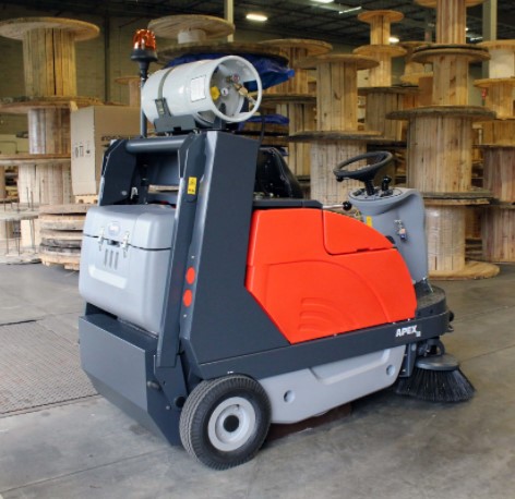 PowerBoss Apex 58 Ride-On Battery / LPG Sweeper