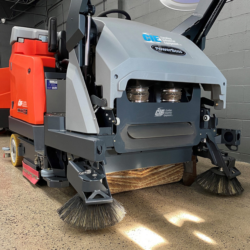 PowerBoss Scrubmaster B400 RH Sweeper/Scrubber - Carolina Industrial ...