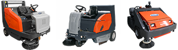 Gas & LPG Powered Rider Sweepers