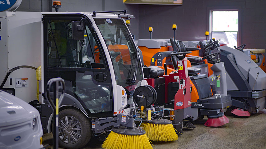 Industrial cleaning equipment lineup