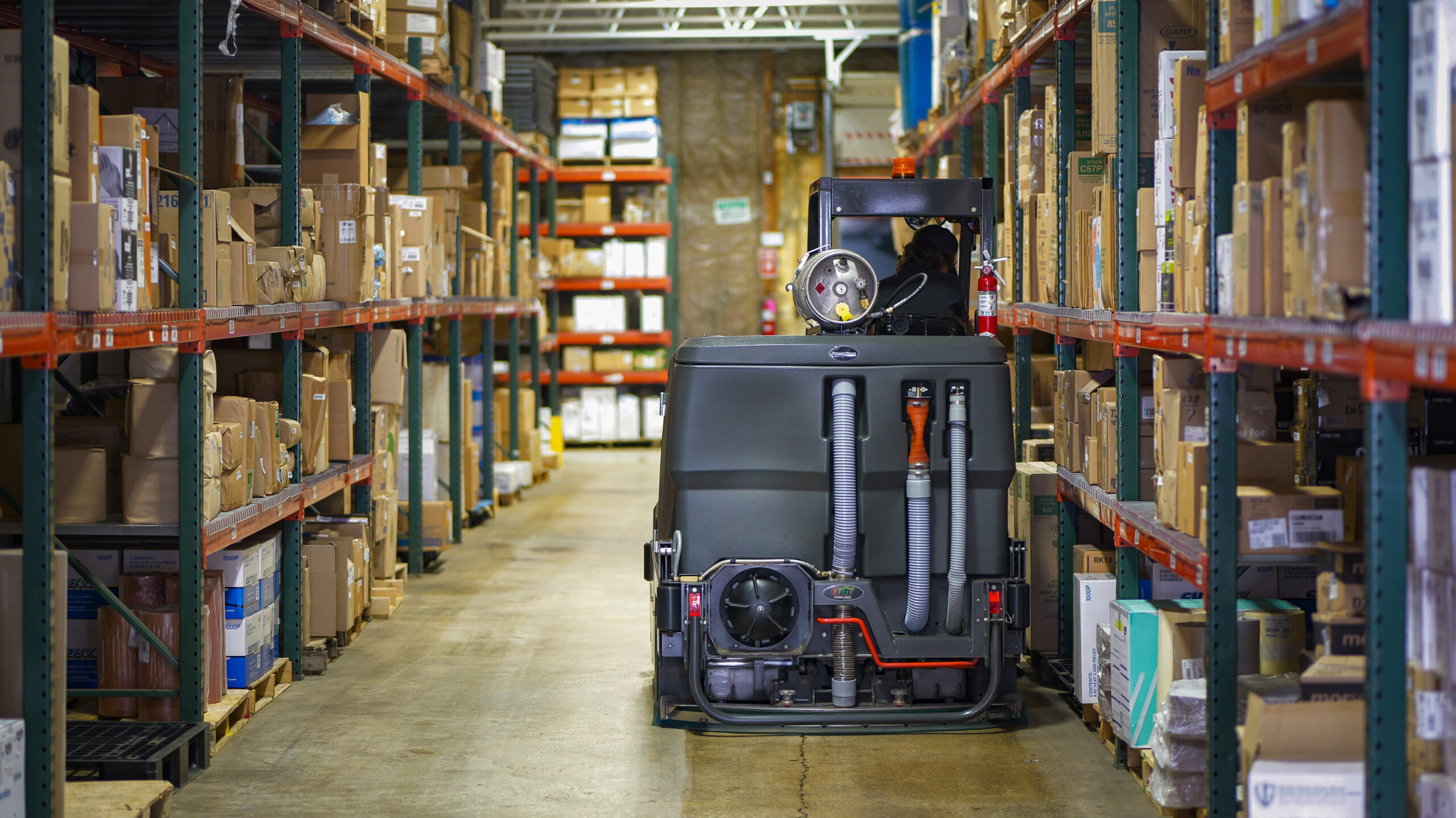 Rental Floor Scrubber-Sweeper