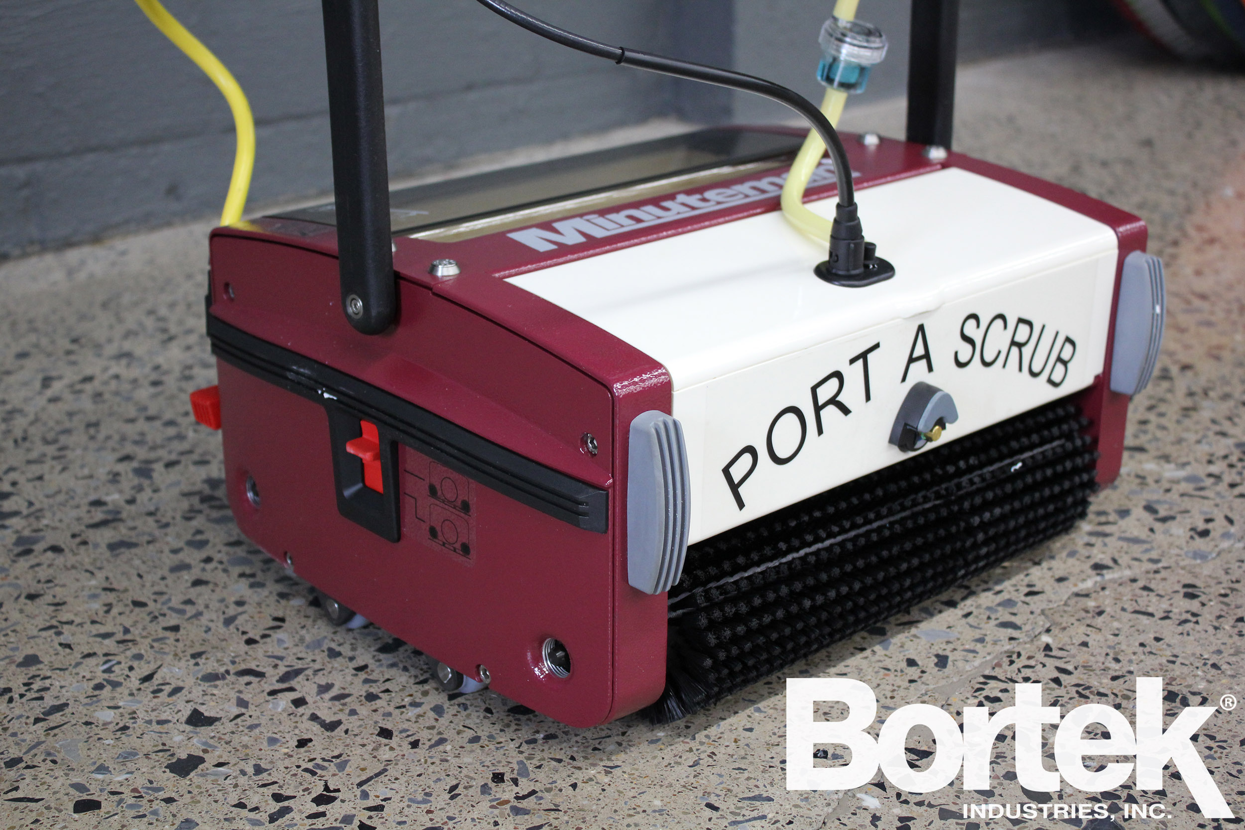 Minuteman Port a Scrub Brush Close-Up