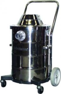Minuteman X-839 Dry Vac, 15 gal, Stainless Steel