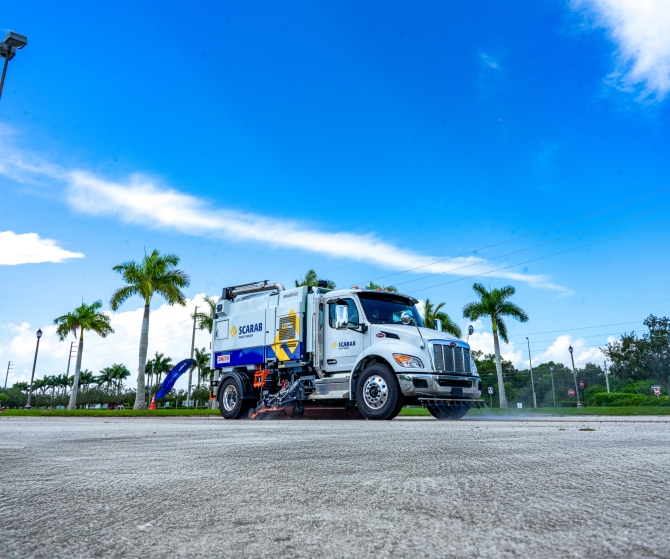 Scarab Maven 65 Street Sweeper Low Front Angle