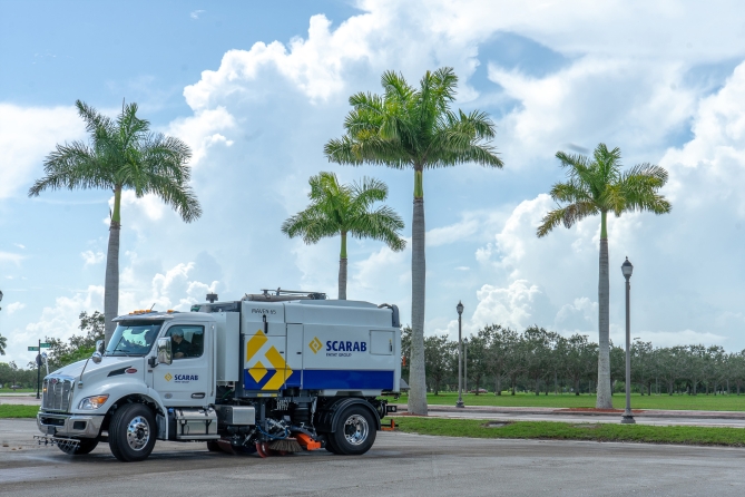 Scarab Maven 65 Street Sweeper Parked